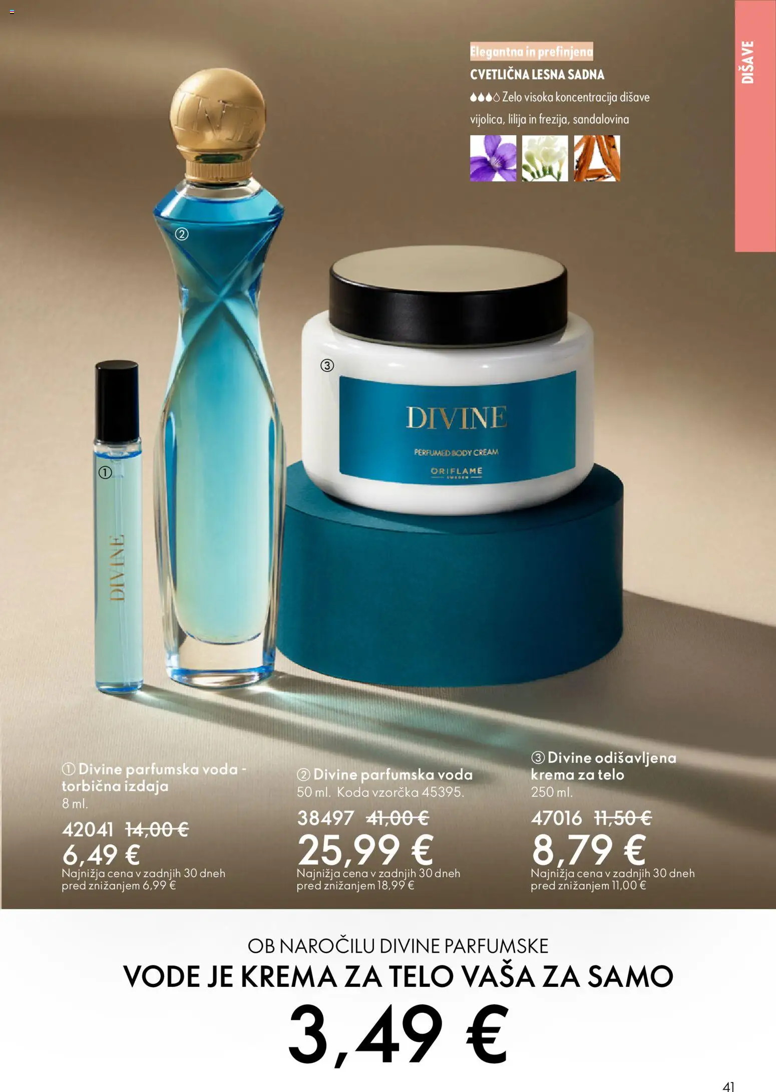 Novi Oriflame katalog ponudbe – veljaven od 11.03.2026 | Stran: 41 | Izdelki: Krema, Krema za telo, Voda, Parfumska voda