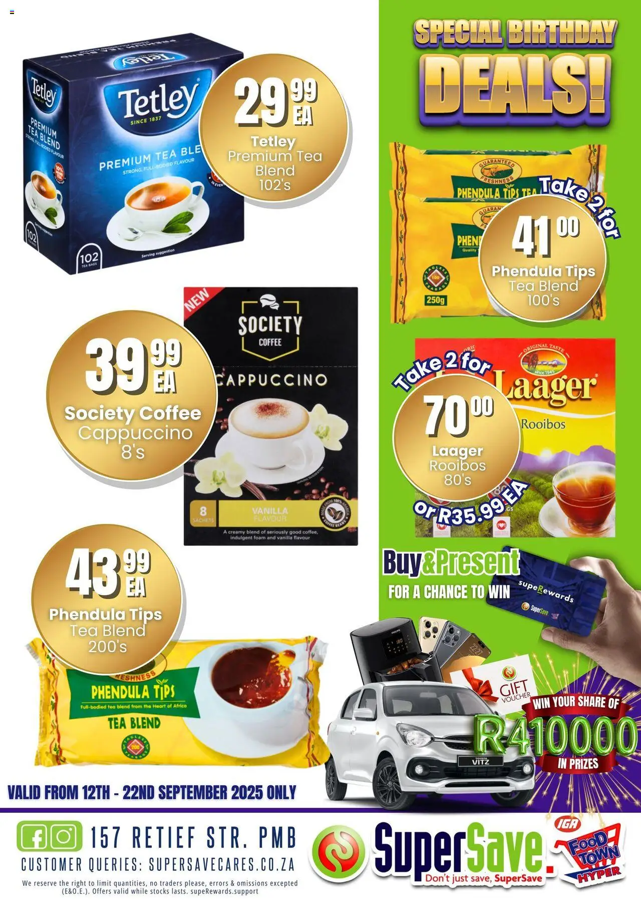 New Super Save catalogue – valid from 16.09.2025 | Page: 49 | Products: Coffee, Tea, Foam