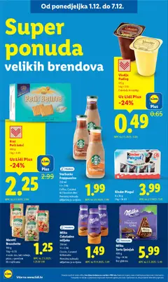 Milka Čokoladno mlijeko, 250 ml Classic, Caramel ili Noisette Povratna naknada uključena je u cijenu - Pregled kataloga iz trgovine Lidl, vrijedi od 01.12.2025 | Stranica: 18 | Proizvodi: Petit Beurre, Keksi, Mlijeko, Torta