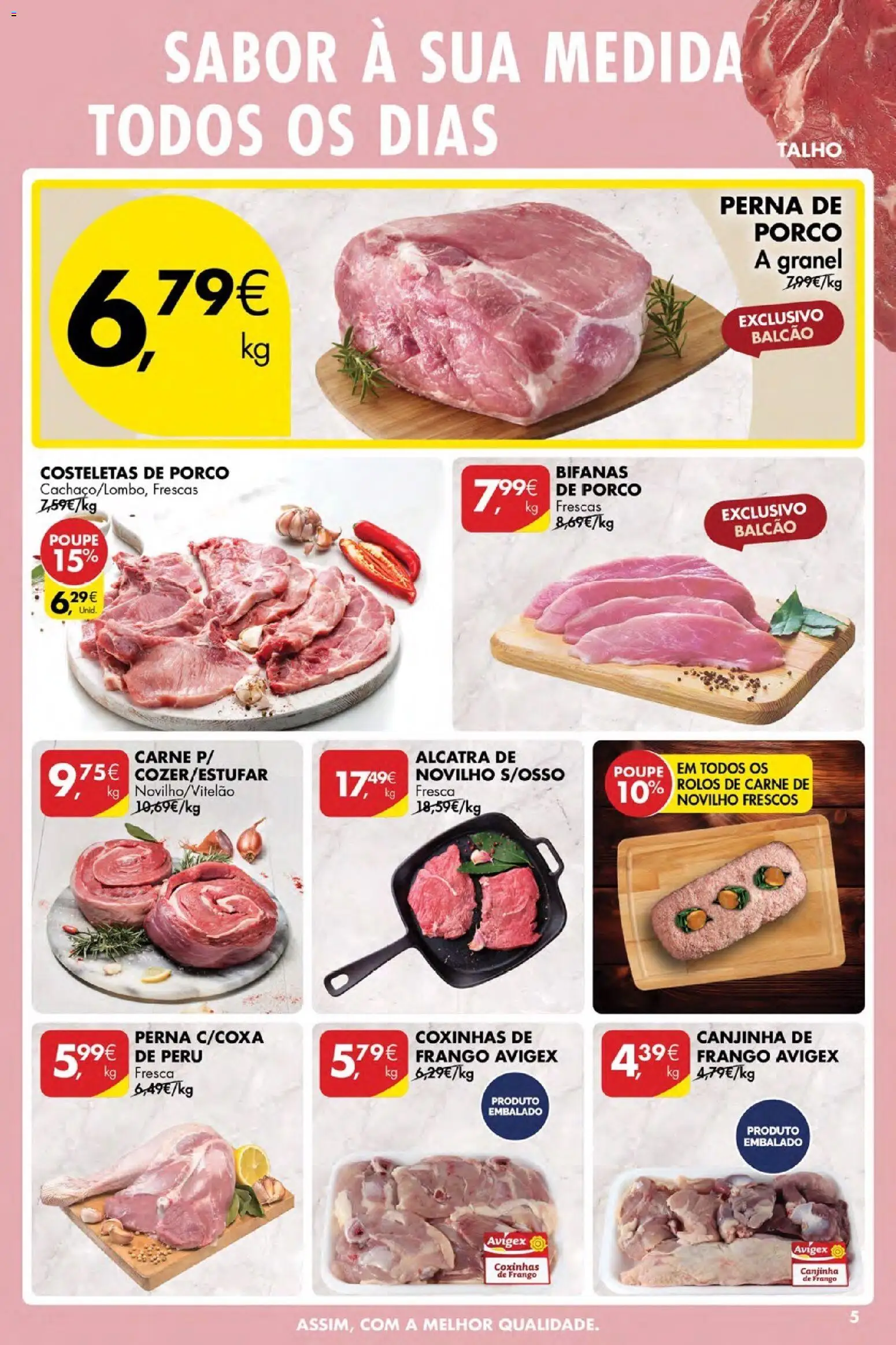 Pingo Doce Poupe Esta Semana Açores │ válido de 23.04.2026 | Página: 5 | Produtos: Frango, Peru, Carne