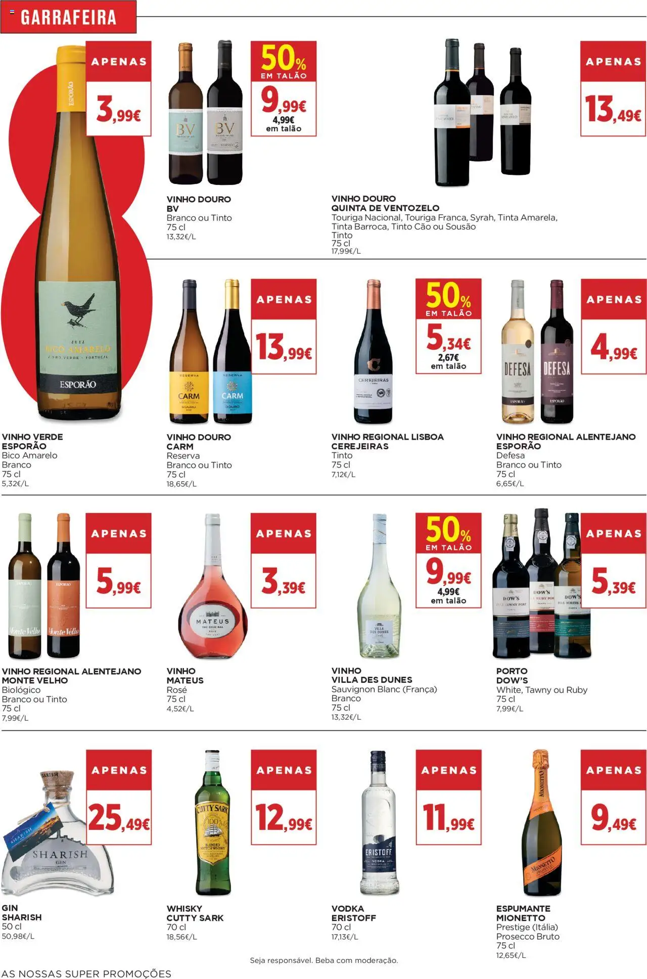 El Corte Ingles folheto │ válido de 22.08.2025 | Página: 22 | Produtos: Whisky, Espumante, Tinta, Vinho