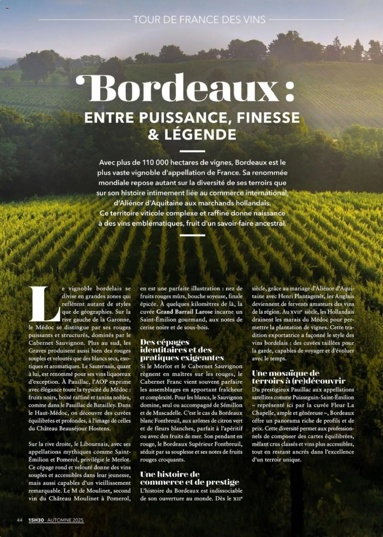  | Page: 44 | Produits: Citron, Citron vert, Mais, Vin