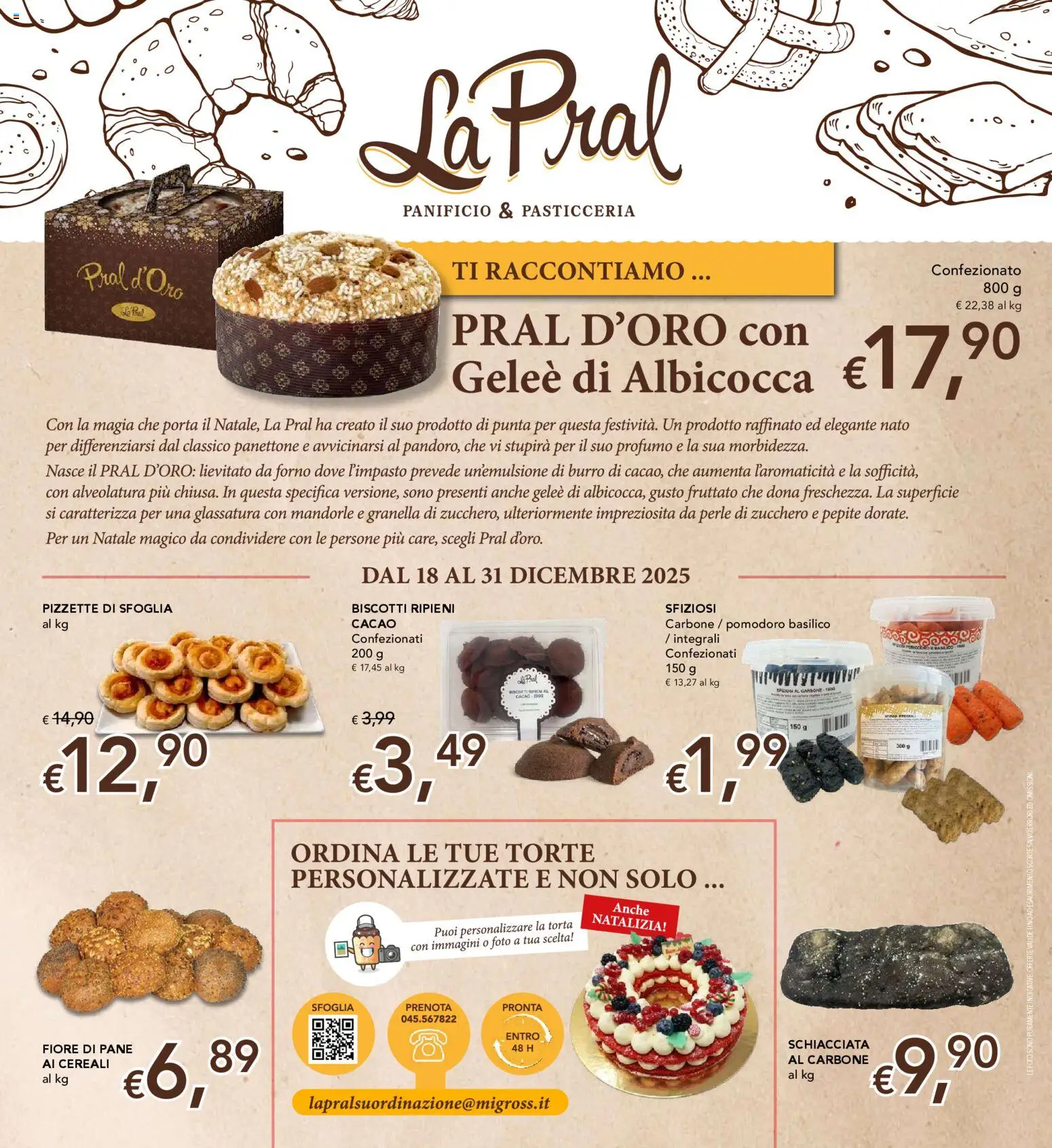 Volantino Migross del 18.12.2025 | Pagina: 7 | Prodotti: Pane, Burro, Mandorle, Profumo