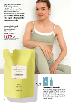 Katalógus Oriflame 2026/01 - amely érvényes a következő dátumtól: 24.12.2025 | Oldal: 16 | Termékek: Body, Tusfürdő, Citrom