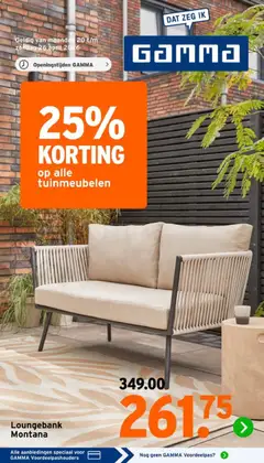 GAMMA folder - Voorbeeld van een folder van GAMMA, geldig van 20.04.2026