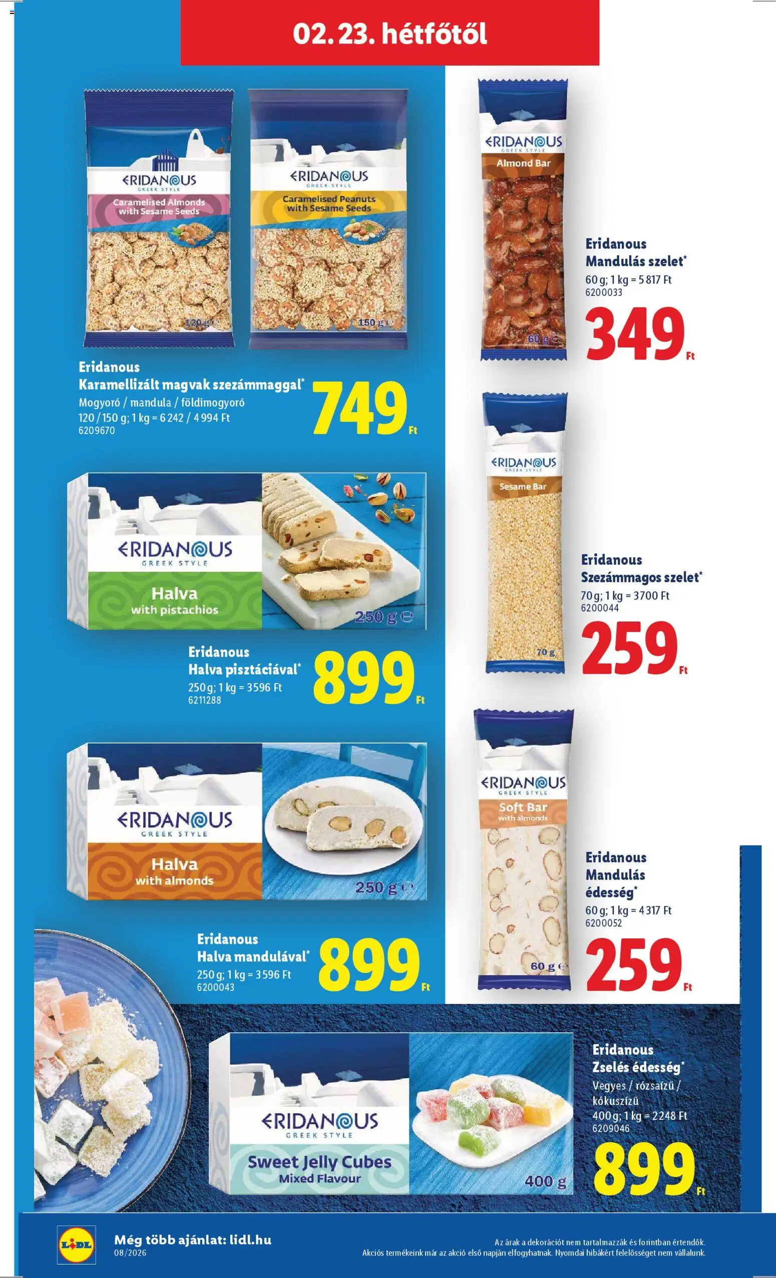 Lidl akciós ujság - amely érvényes a következő dátumtól: 19.02.2026 | Oldal: 56