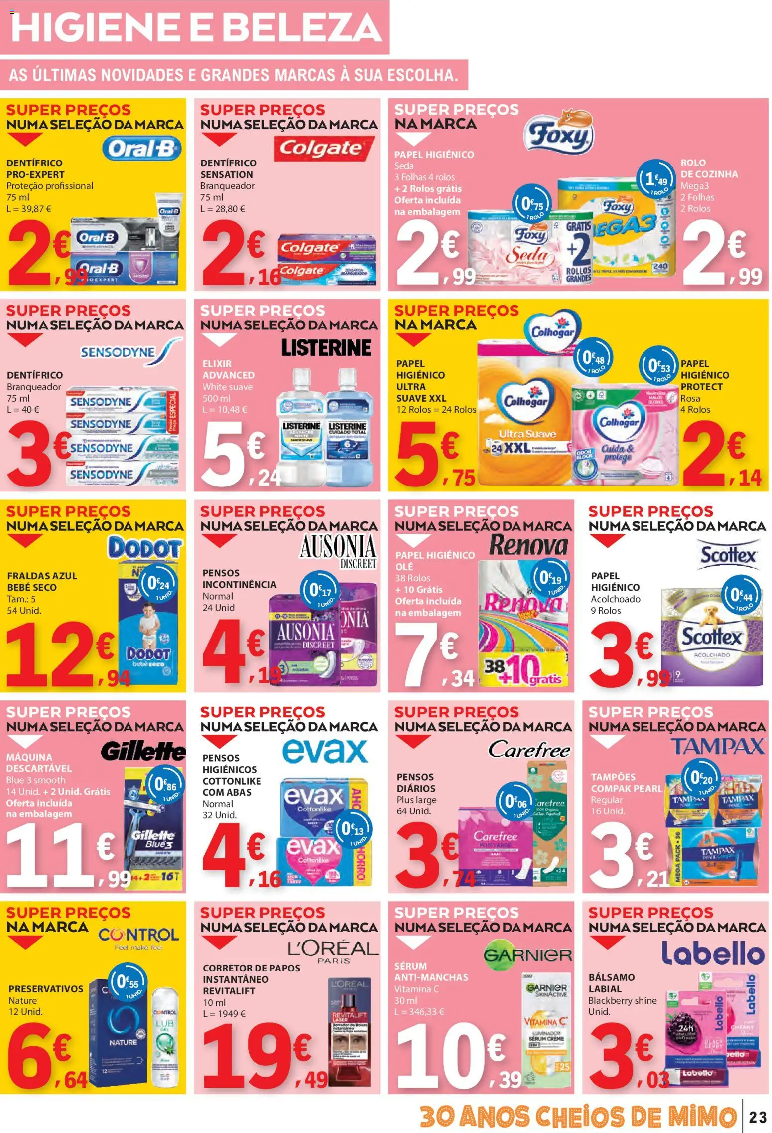 E.Leclerc folheto │ válido de 08.01.2026 | Página: 23 | Produtos: Preservativos, Sérum, Vitamina c, Creme