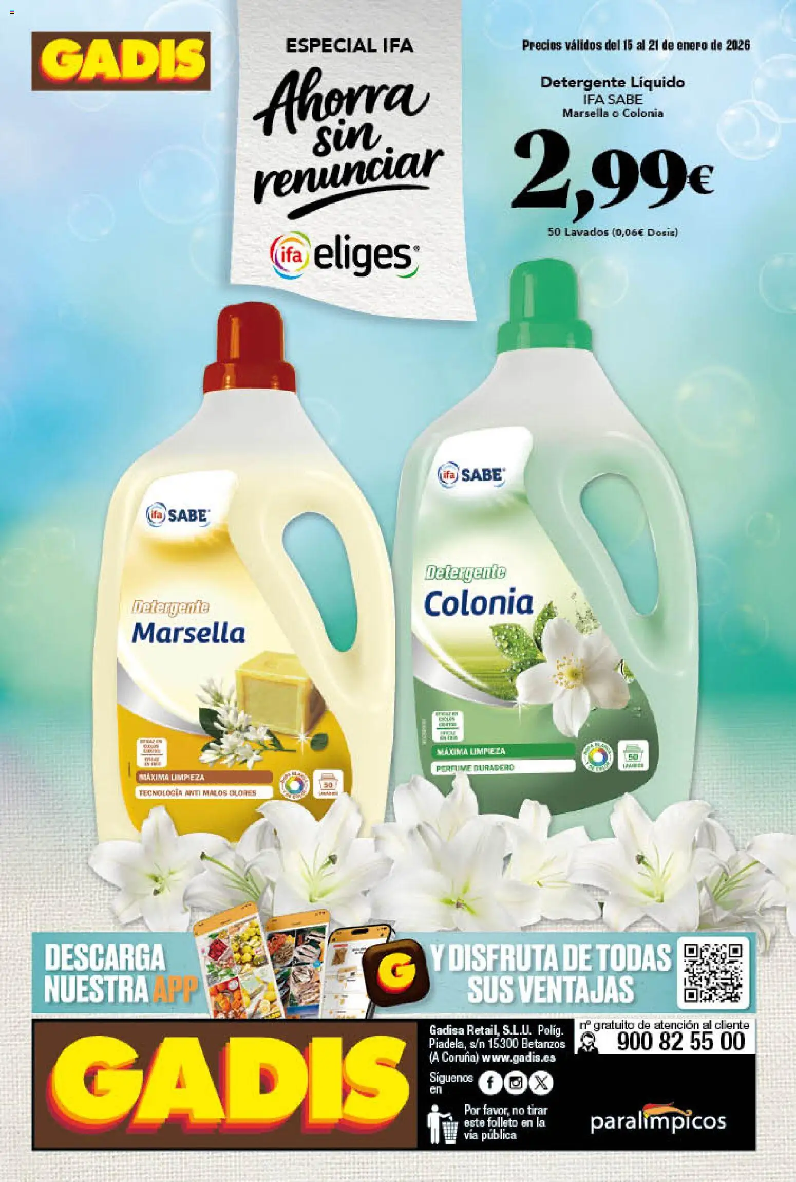 Gadis - folleto │ válido desde el 15.01.2026 | Página: 40 | Productos: Perfume, Colonia, Detergente, Detergente líquido