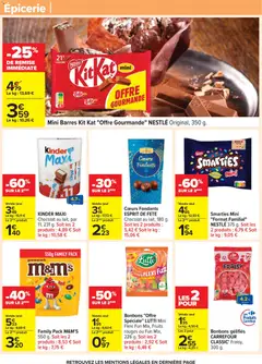 Carrefour - Prévisualisation de Carrefour catalogue semaine 44 valide à partir de 28.10.2025 | Page: 42 | Produits: Kinder maxi, Chocolat, Bonbons