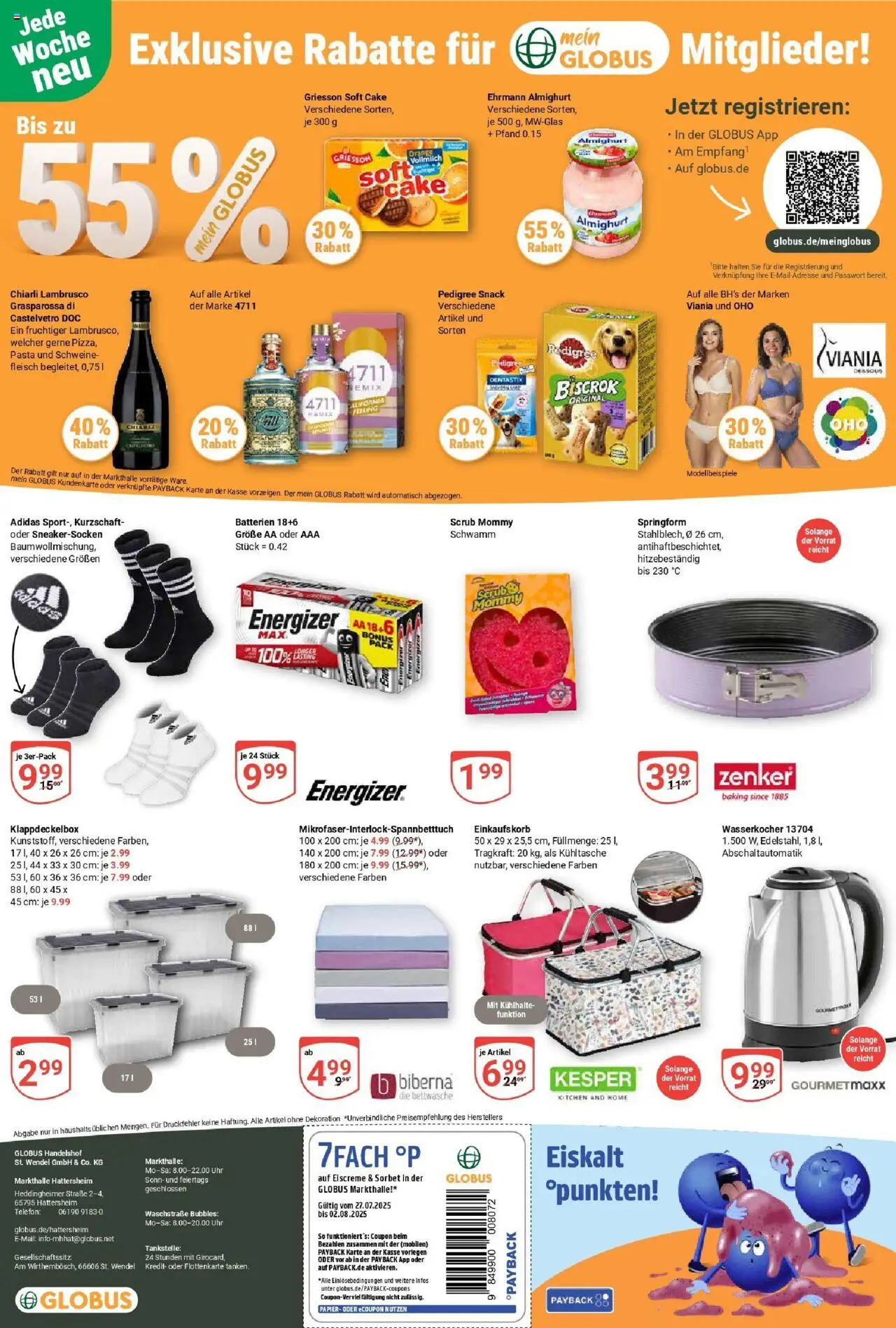 Globus prospekt Hattersheim	 - gültig ab dem 28.07.2025 | Seite: 24 | Produkte: Dessous, Bettwäsche, Pedigree, Telefon