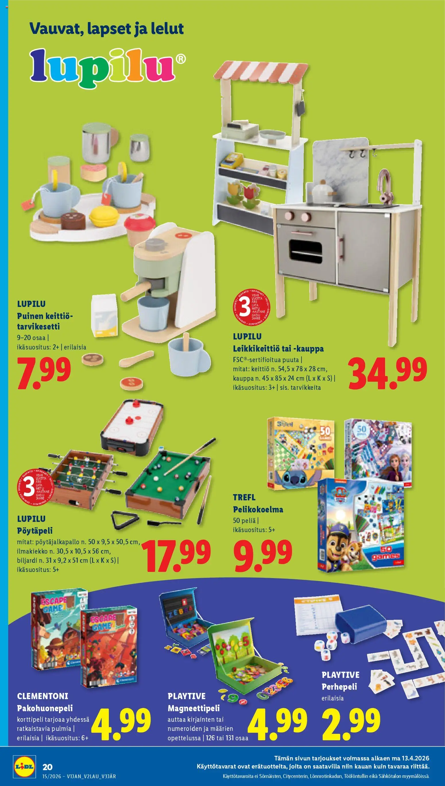 Lidl tarjoukset – voimassa 09.04.2026 alkaen | Sivu: 28 | Tuotteet: Keittiö