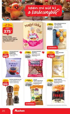 Auchan Akciós újság - amely érvényes a következő dátumtól: 06.11.2025 | Oldal: 20