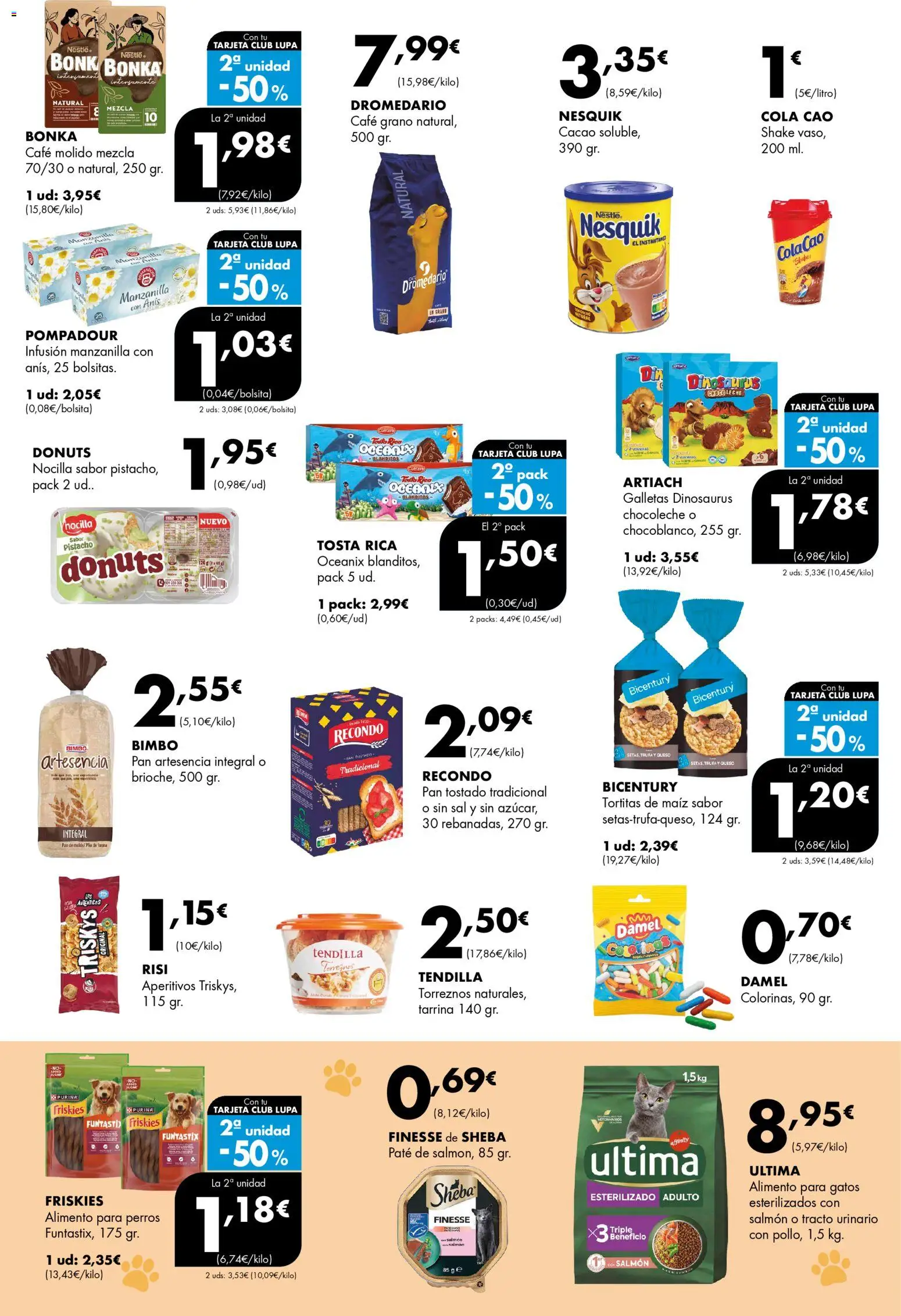 Lupa Supermercados folleto │ válido desde el 23.04.2026 | Página: 12 | Productos: Pan, Café, Café molido, Φρυγανιές σικάλεως