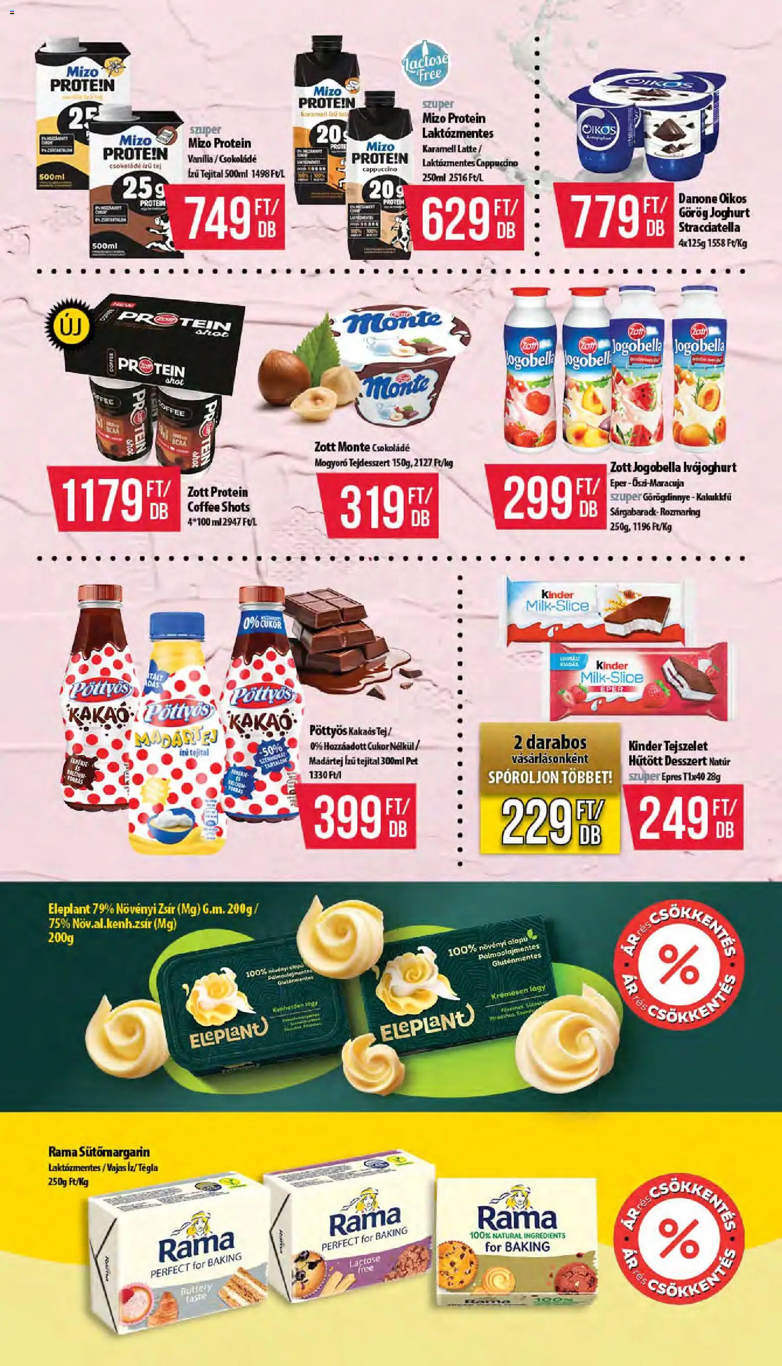 COOP akciós ujság - amely érvényes a következő dátumtól: 13.11.2025 | Oldal: 6 | Termékek: Cappuccino, Mogyoró, Rama, Tej