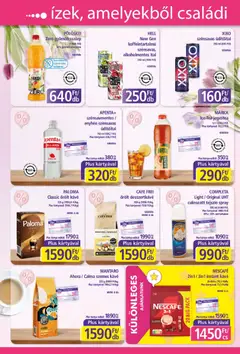 Plus Market akciós újság - amely érvényes a következő dátumtól: 16.04.2026 | Oldal: 6 | Termékek: Kávé, Tea, Szemes kávé, Tejszín