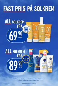 Forhåndsvisning av Rema 1000 kundeavis gyldig fra 16.03.2026 | Side: 33 | Produkter: Ansiktskrem, Leppepomade, Solkrem