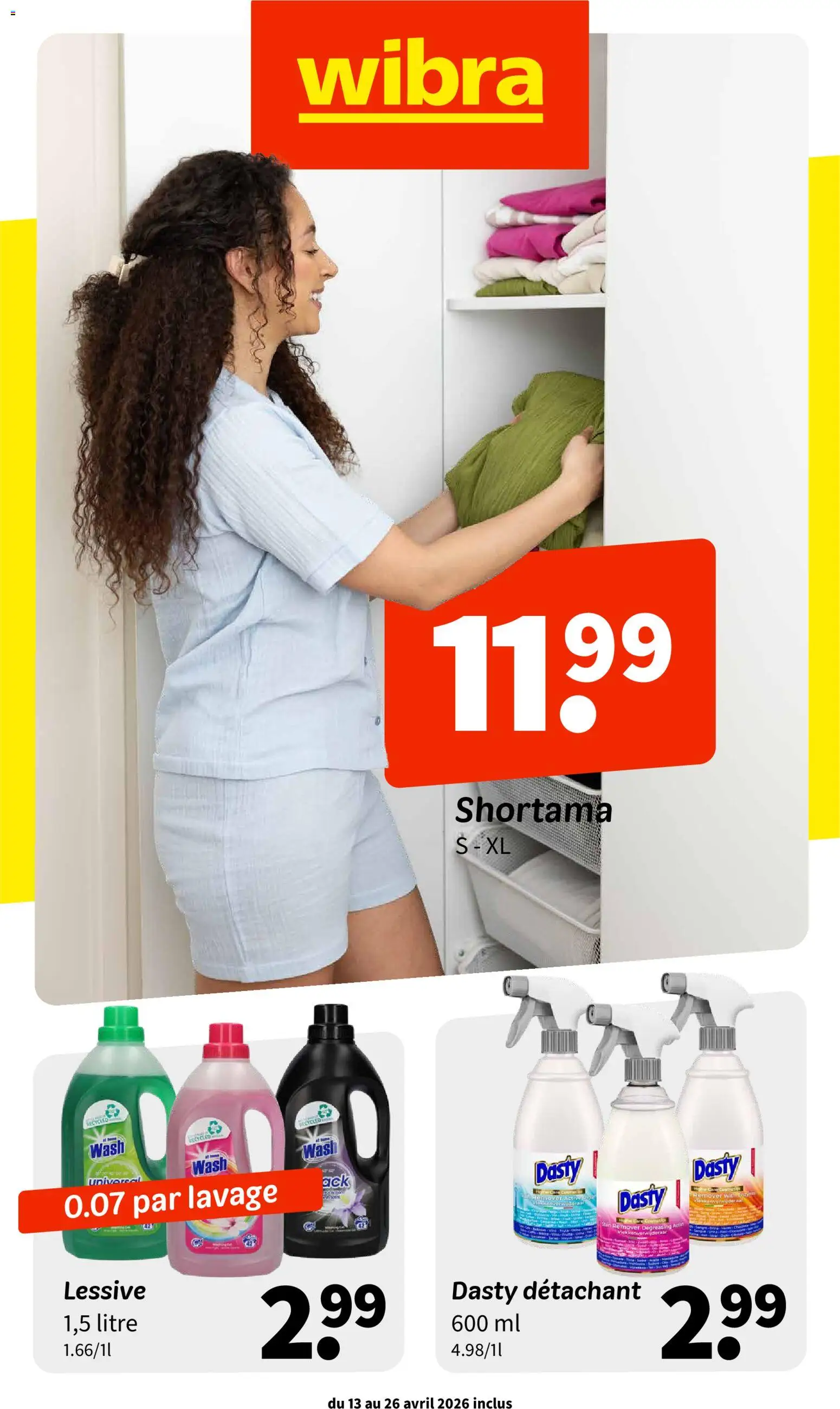 {H1} | Page: 1 | Produits: Détachant, Lessive