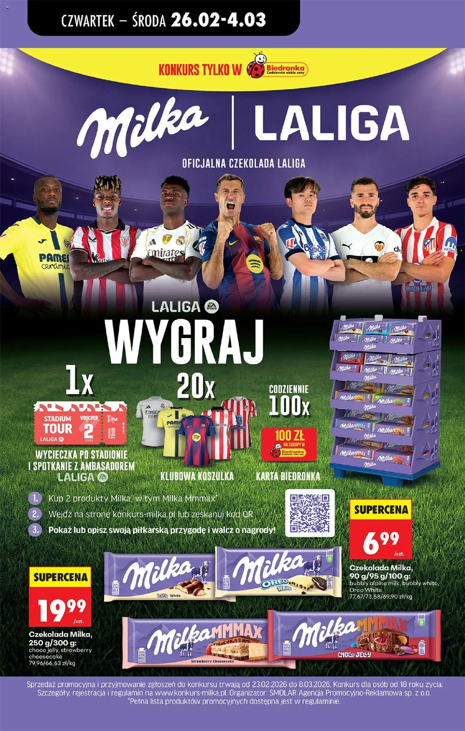 Biedronka gazetka - Oferta w tym tygodniu od 26.02.2026 | Strona: 84 | Produkty: Karta, Milka, Czekolada