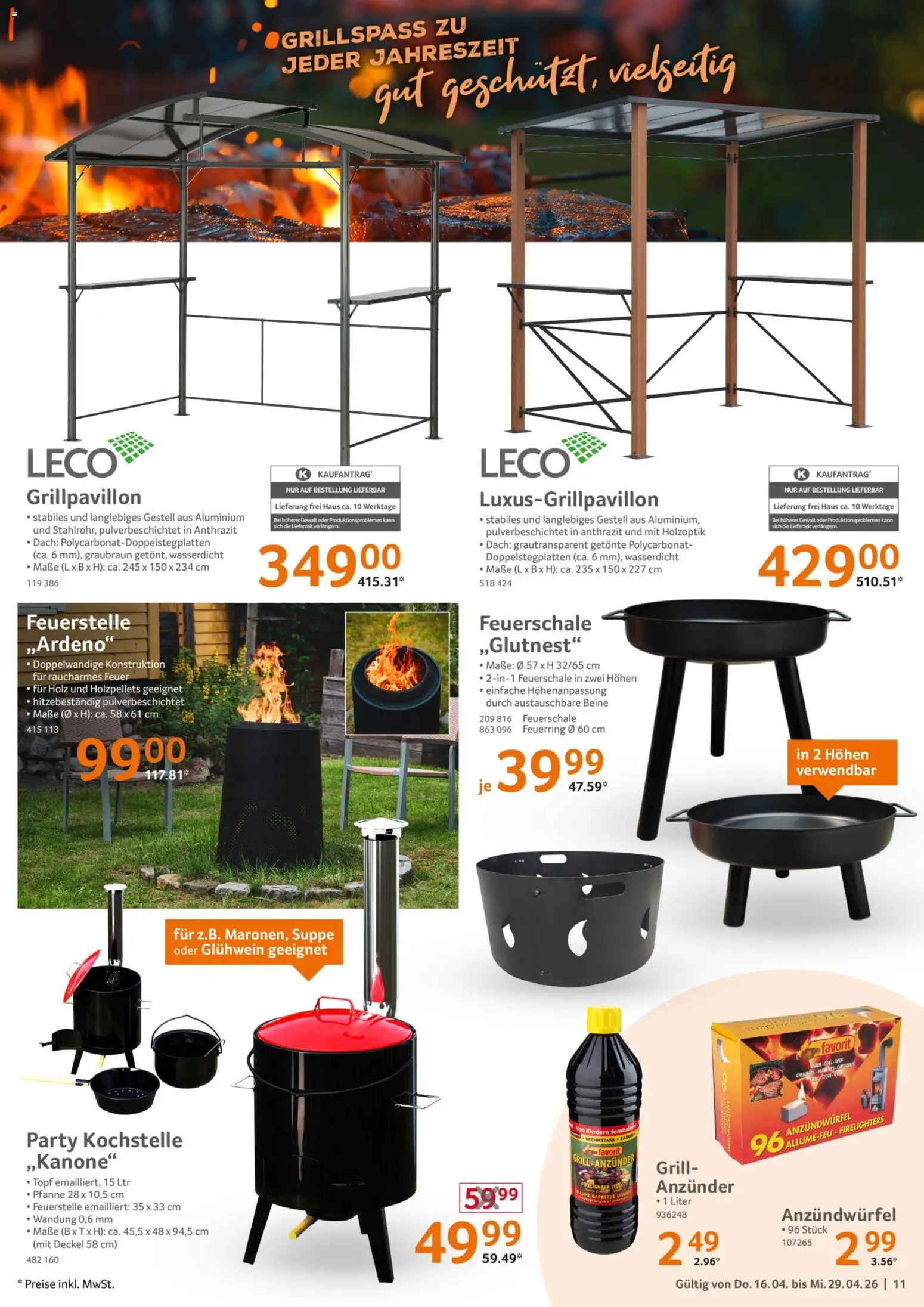 Selgros Grillsaison – gültig ab 16.04.2026 | Seite: 11 | Produkte: Grill