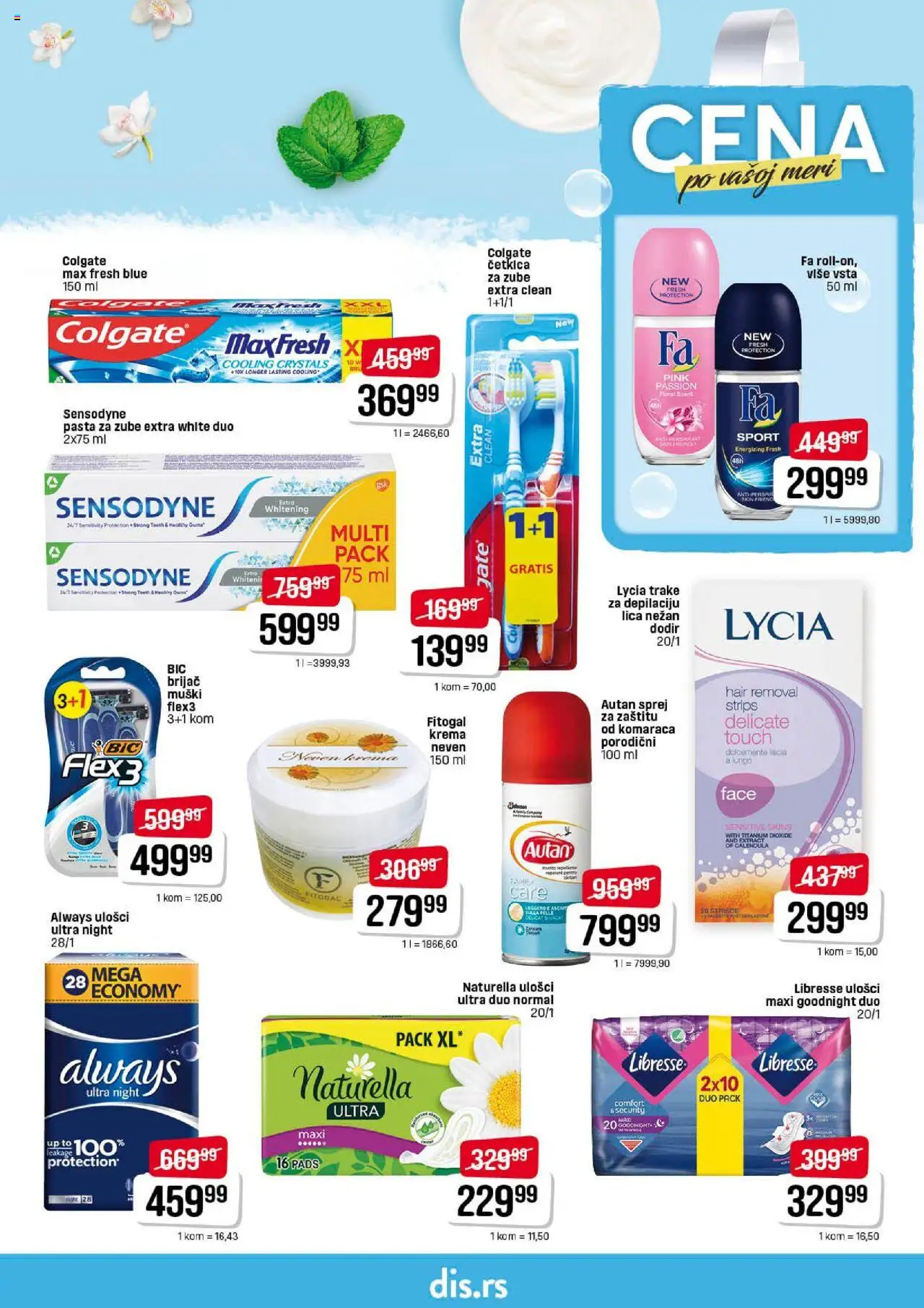 DIS katalog - važi od 14.08.2025 | Strana: 21 | Proizvode: Colgate, Brijač, Krema, Pasta za zube