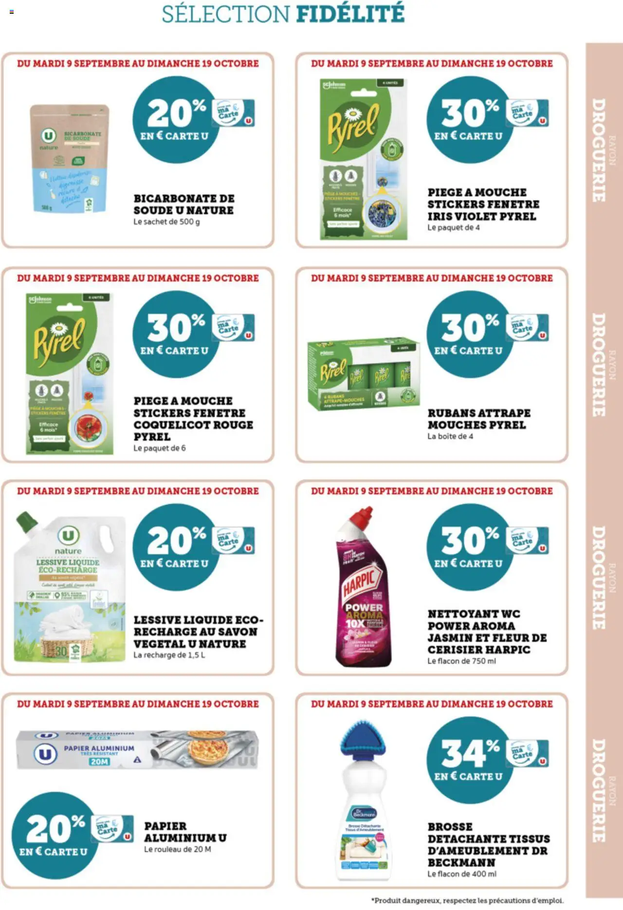  | Page: 9 | Produits: Brosse, Savon, Rouleau, Lessive Liquide