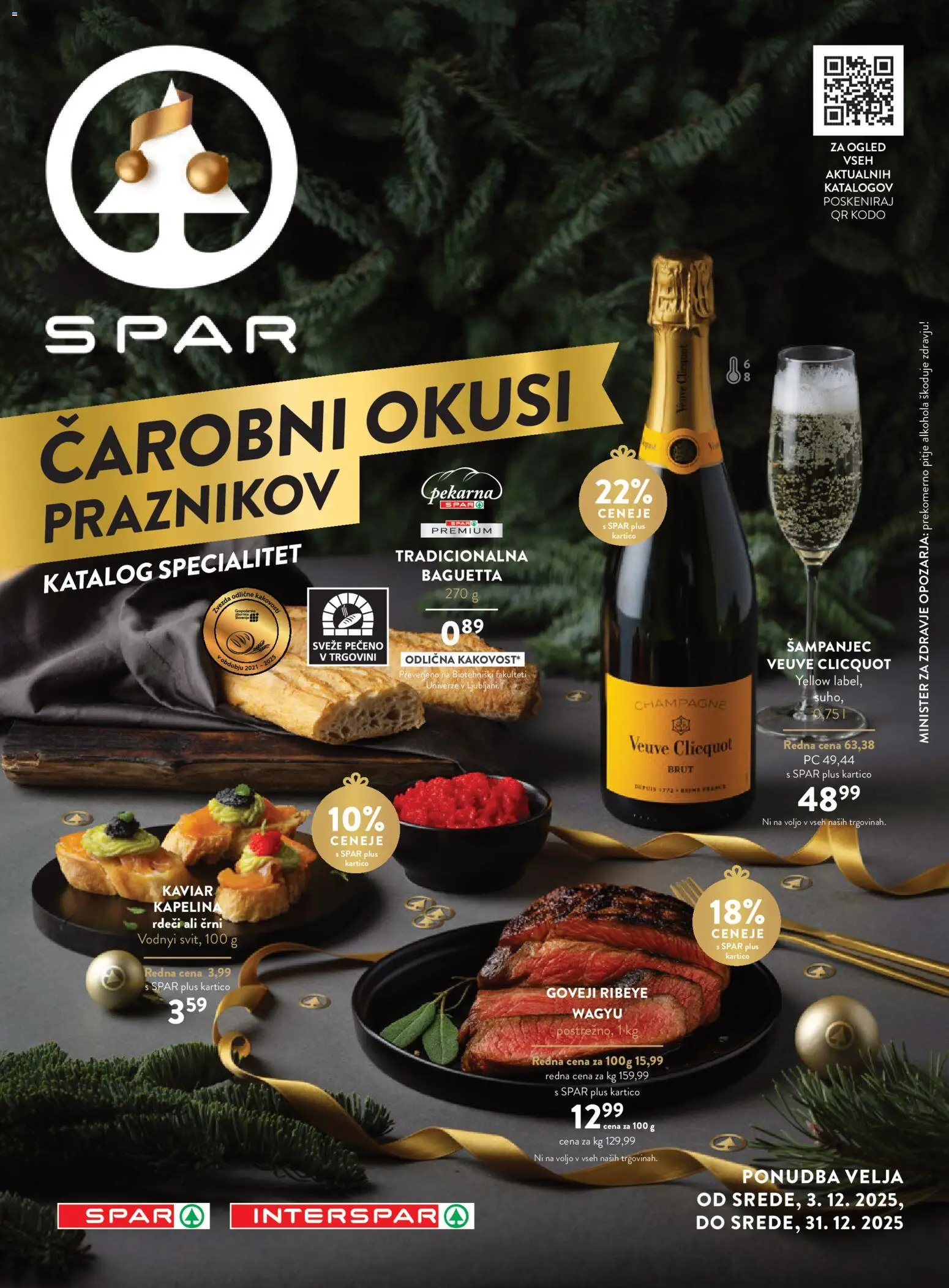 Novi Spar katalog ponudbe – veljaven od 03.12.2025 | Stran: 1