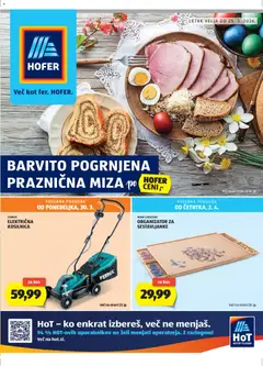 Katalog Hofer - Pregled kataloga iz trgovine Hofer SI, vrijedi od 25.03.2026