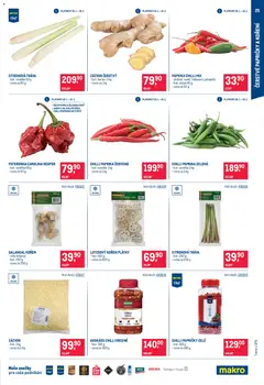 Náhled letáku Makro leták - Asie od 28.01.2026 | Strana: 25 | Produkty: Chilli papričky, Citronová tráva, Paprika, Lotus