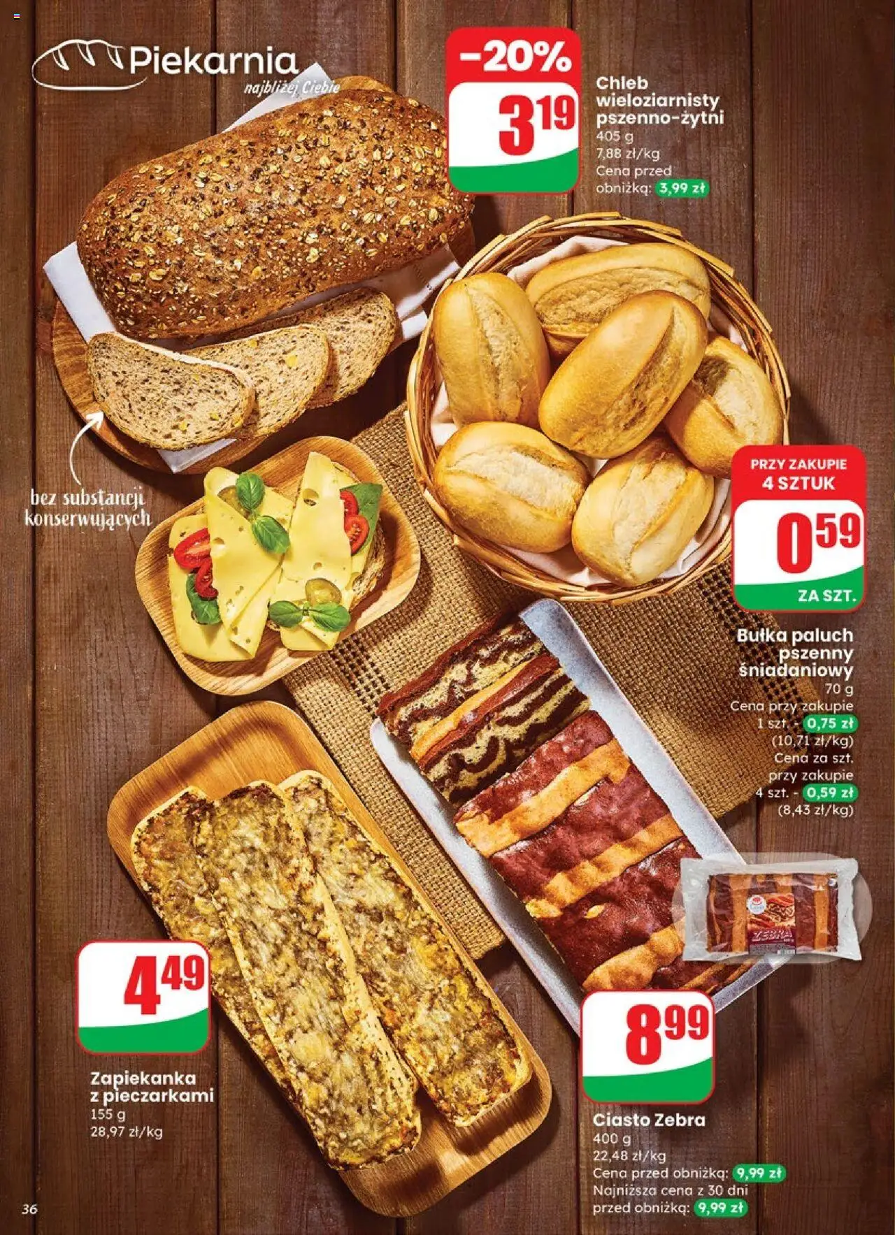 Dino Gazetka od 17.09.2025 | Strona: 36 | Produkty: Ciasto, Bułka, Chleb, Chleb wieloziarnisty