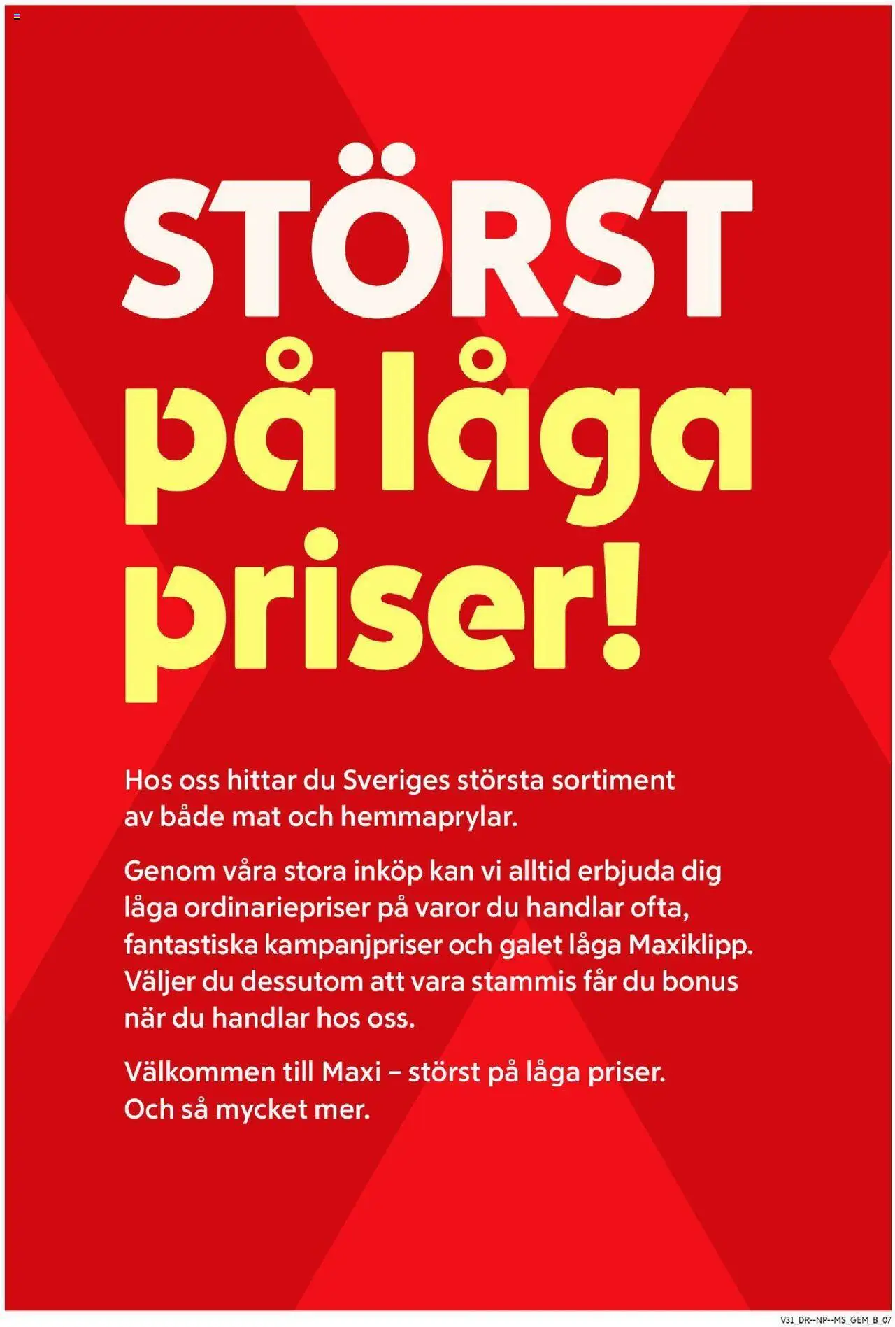 ICA Maxi reklamblad aktuell från 28.07.2025 | Sida: 7 | Produkter: Gem