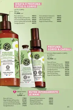 Anteprima del volantino Catalogo Yves Rocher - Novità valido a partire dal 12.03.2026 | Pagina: 65