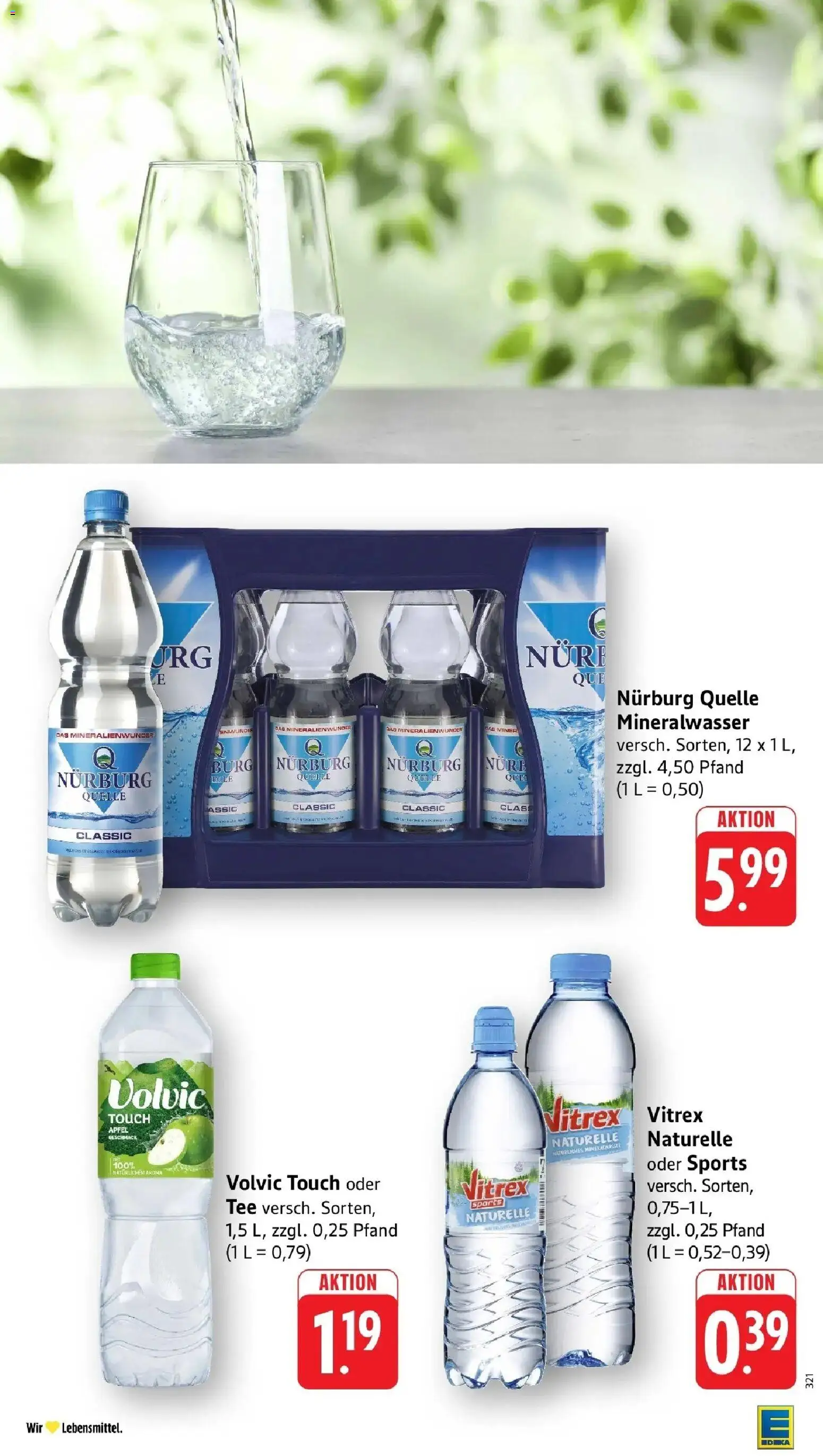 Edeka prospekt Bitburg	 – gültig ab 19.04.2026 | Seite: 28 | Produkte: Äpfel, Volvic touch, Mineralwasser, Tee