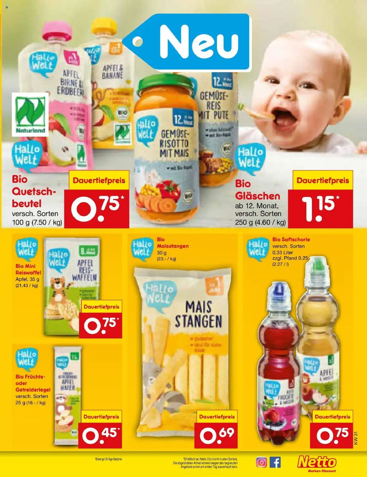 Netto Marken-Discount prospekt Calw-Stammheim	 - gültig ab dem 27.07.2025 | Seite: 7 | Produkte: Pute, Äpfel, Gemüse, Reis