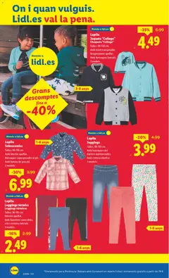 Vista previa Lupilu Leggings tèrmics Leggings térmicos, Talles: 86-116 cm. Interior apelfat. Amb lluentons reversibles a les costures laterals. 3 models. válido desde el 05.01.2026 | Página: 10 | Productos: Chaqueta, Καστανή ζάχαρη