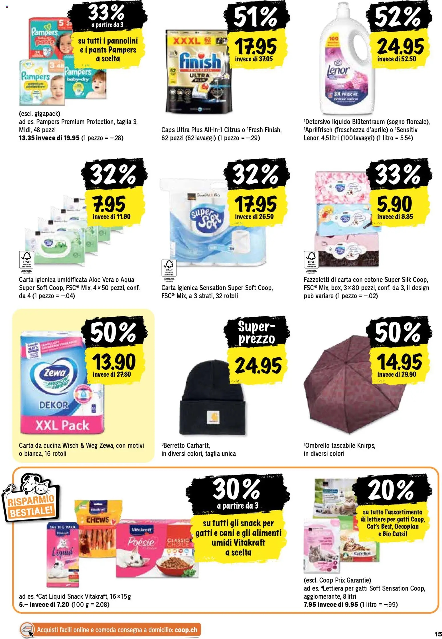 Coop - Una settimana di azioni – gültig ab 30.10.2025 | Seite: 15 | Produkte: Pampers