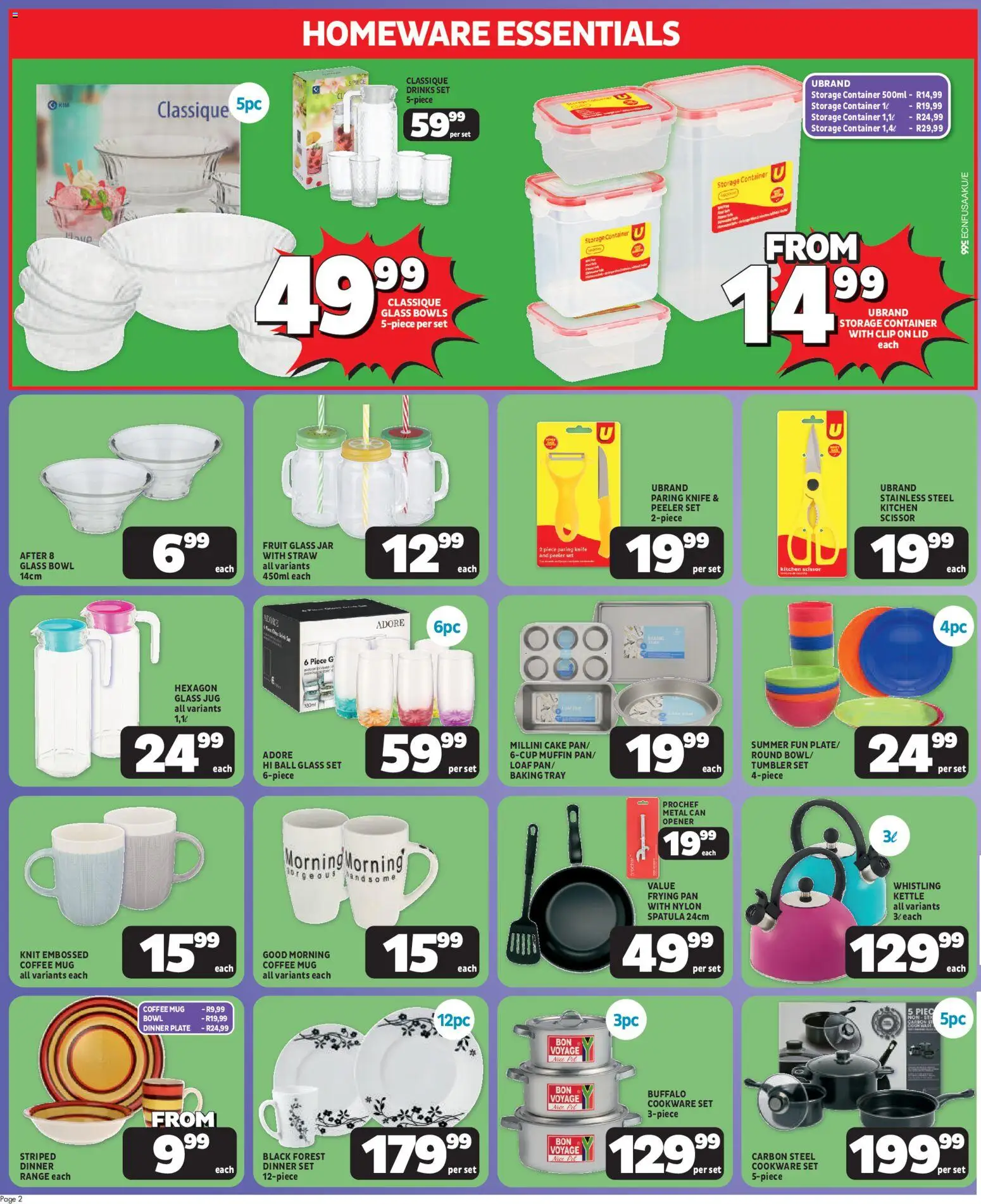 New Usave catalogue – valid from 23.03.2026 | Page: 2 | Products: PC, Plate, Kettle, Peeler