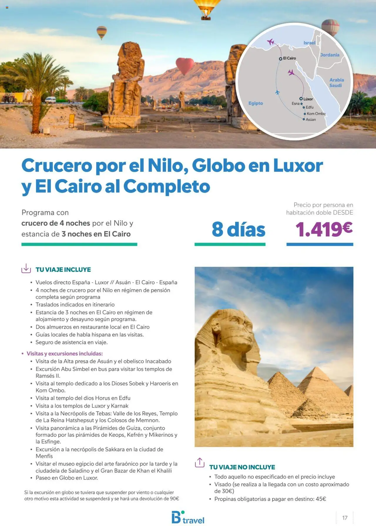 B the travel brand Egipto │ válido desde el 15.04.2024 | Página: 17