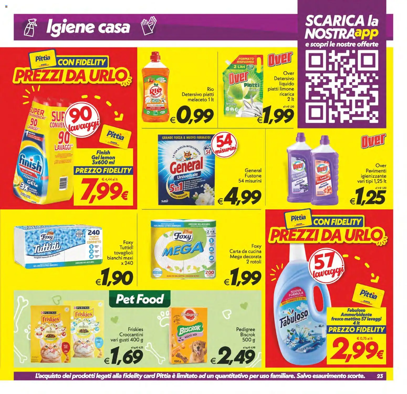 Volantino SuperConveniente del 17.04.2026 | Pagina: 23 | Prodotti: Ammorbidente, Limone, Lavanda, Profumo