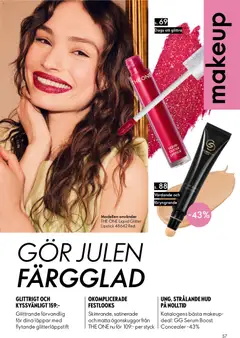 GG Serum Boost Concealer, Vårdande och föryngrande - Förhandsvisning av reklamblad från butik Oriflame aktuell från 10.12.2025 | Sida: 57 | Produkter: Concealer, Ögonskuggor, Matta, Serum