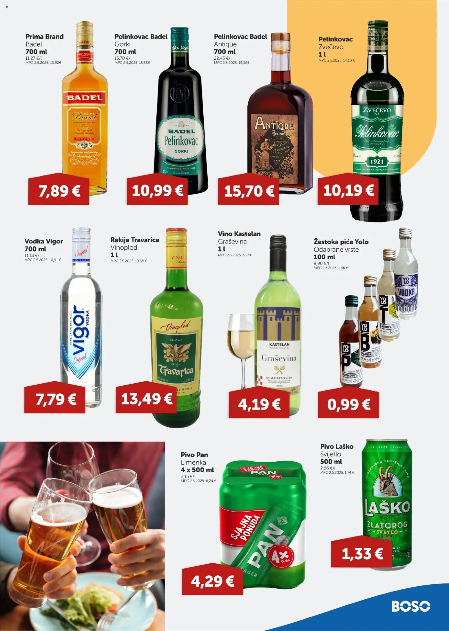Boso katalog | vrijedi od 23.10.2025 | Stranica: 13 | Proizvodi: Travarica, Pivo, Rakija, Pan