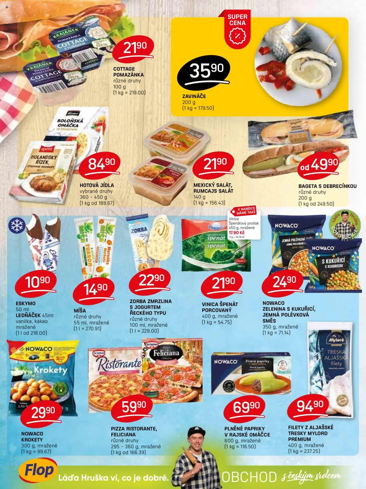 Flop leták od 01.10.2025 | Strana: 6 | Produkty: Krokety, Pizza, Zmrzlina, Špenát