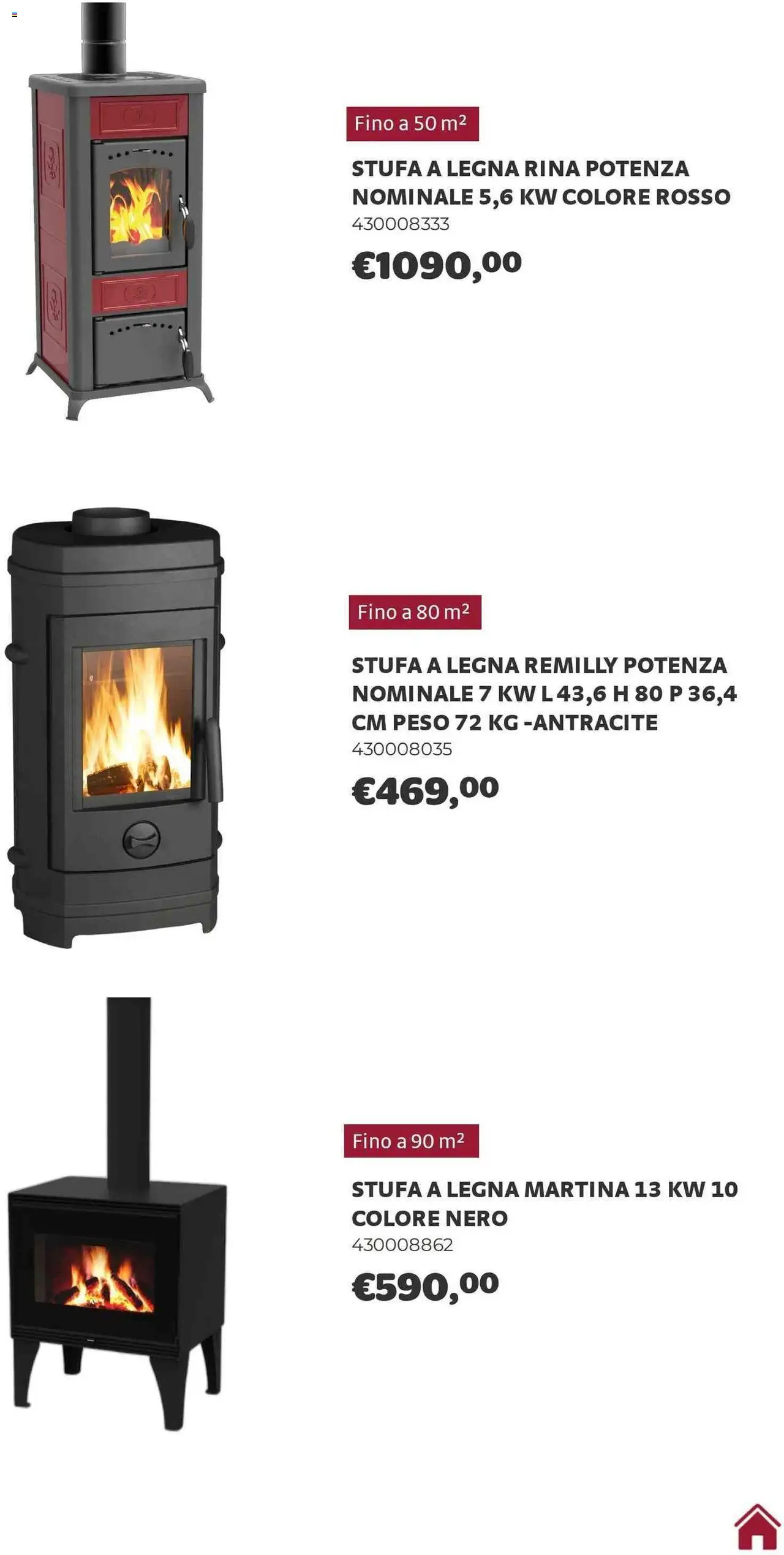 Volantino Brico Center del 01.10.2025 | Pagina: 35 | Prodotti: Stufa a legna, Stufa