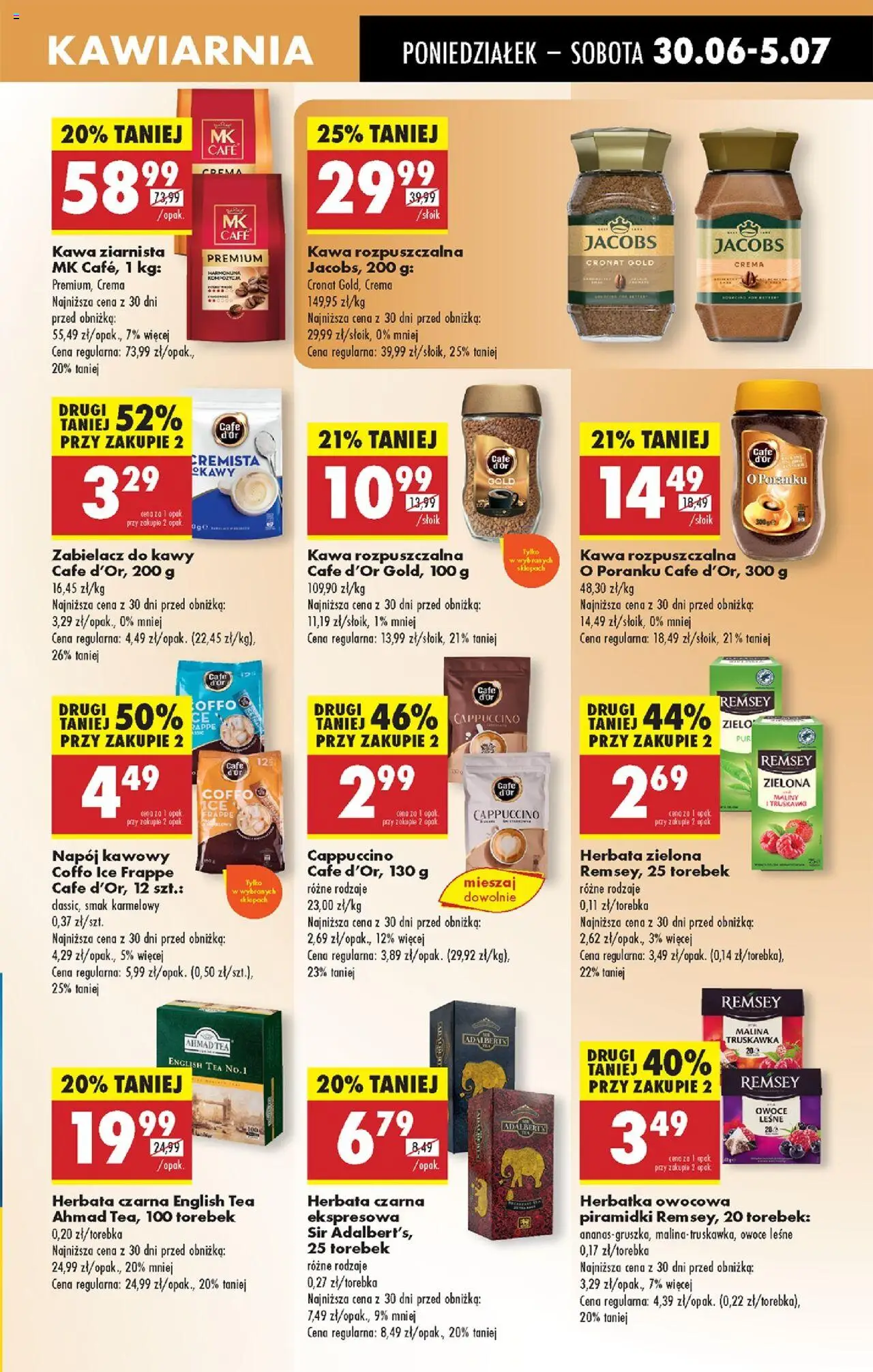 Biedronka gazetka od 30.06.2025 | Strona: 55 | Produkty: Malina, Maliny, Kawa ziarnista, Owoce
