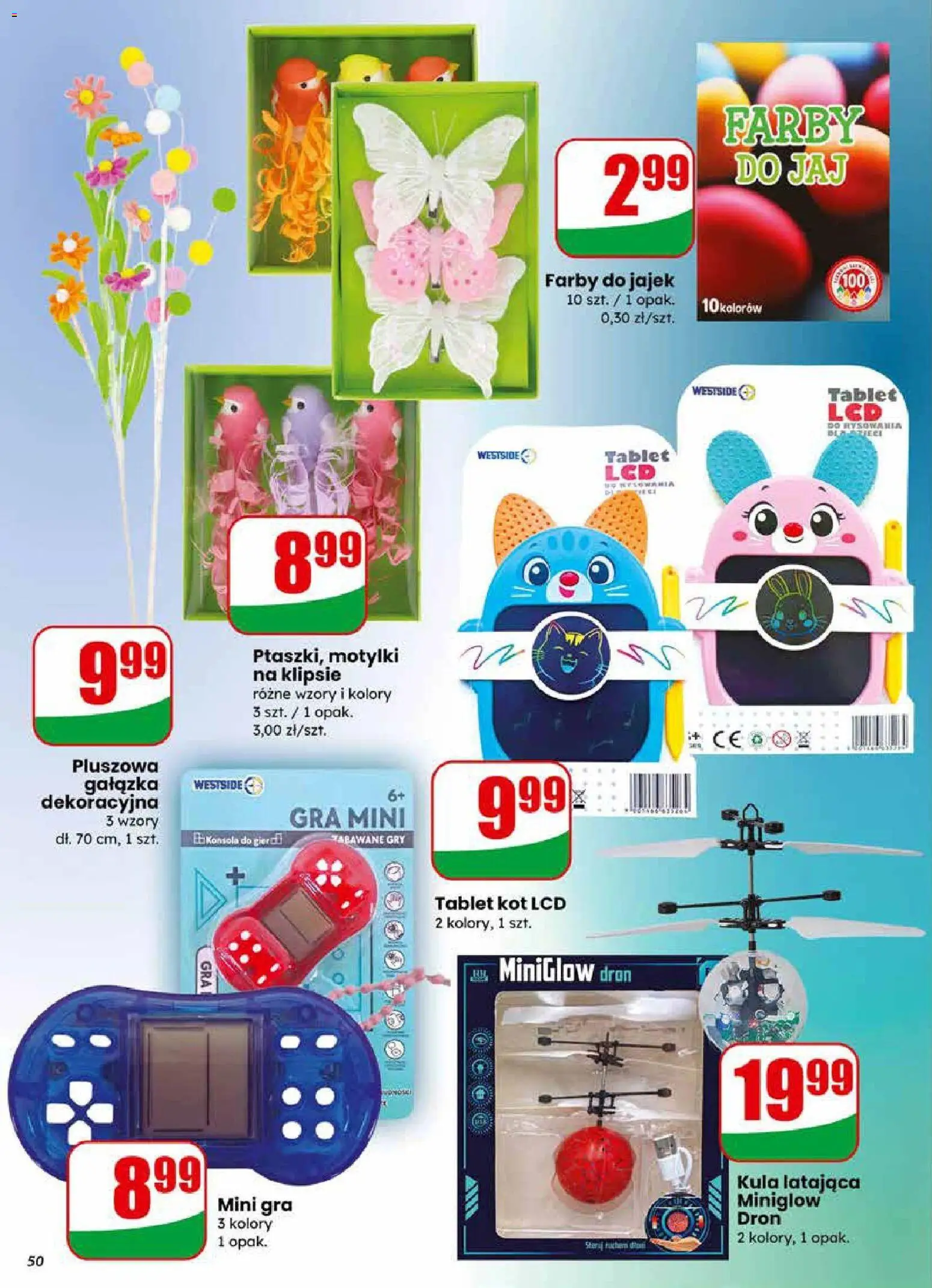 Dino gazetka od 11.03.2026 | Strona: 50 | Produkty: Tablet, Gra, Dron, Konsola