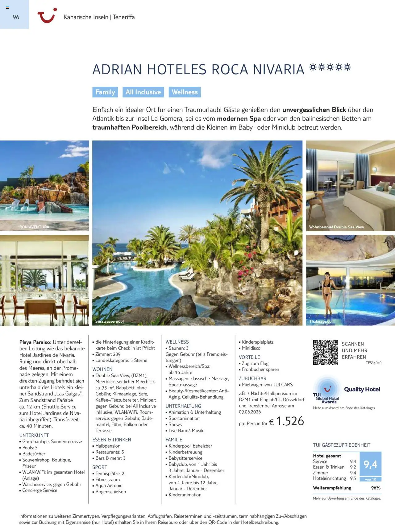 TUI Prospekt Kanaren, Kapverden & Senegal 2025/26	  – gültig ab 01.11.2025 | Seite: 96 | Produkte: Babybett