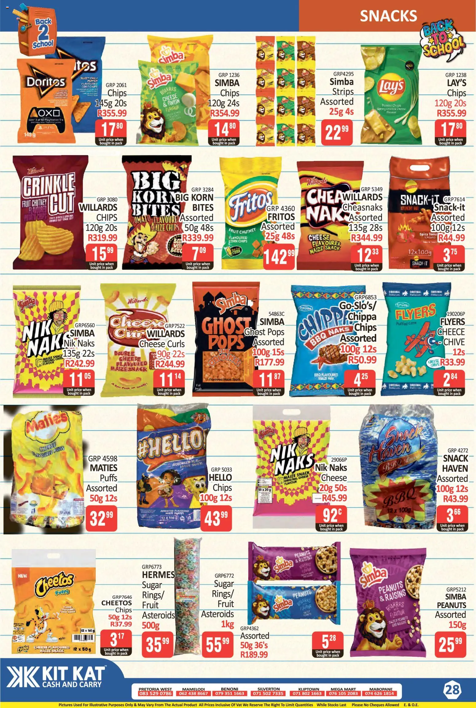 New KIT KAT Cash & Carry catalogue – valid from 02.11.2025 | Page: 28 | Products: Cheese, Snacks, Peanuts, Fruit