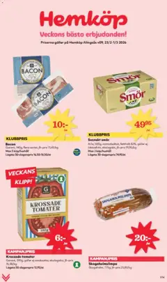 Hemköp - erbjudanden - Förhandsvisning av reklamblad från butik Hemköp aktuell från 23.02.2026