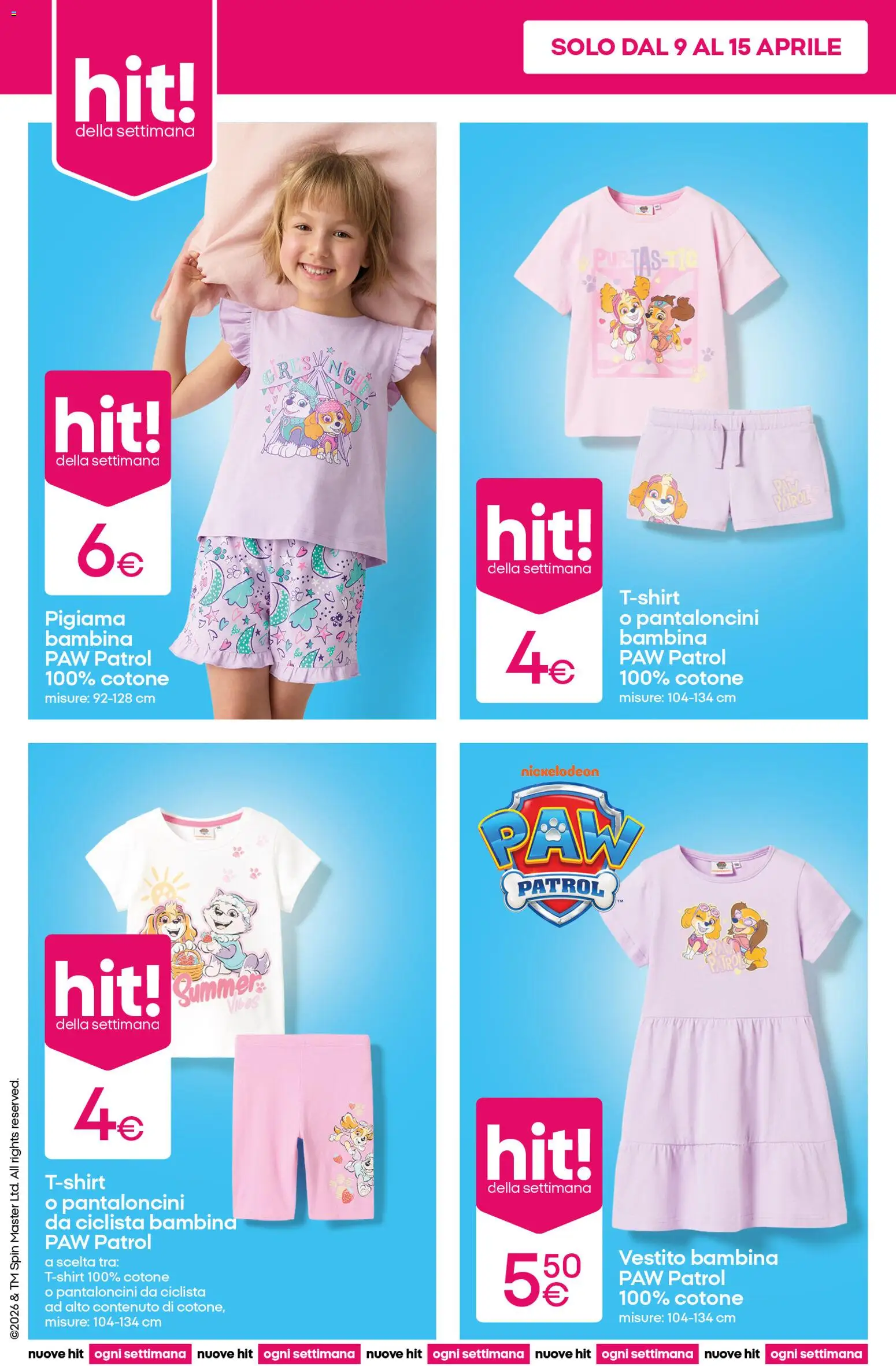 Volantino Pepco del 09.04.2026 | Pagina: 2 | Prodotti: Pantaloncini, Pigiama, Vestito