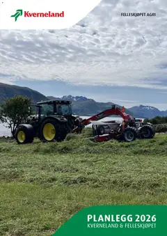 Forhåndsvisning av Felleskjøpet Planlegg 2026 fra Kverneland gyldig fra 02.01.2026