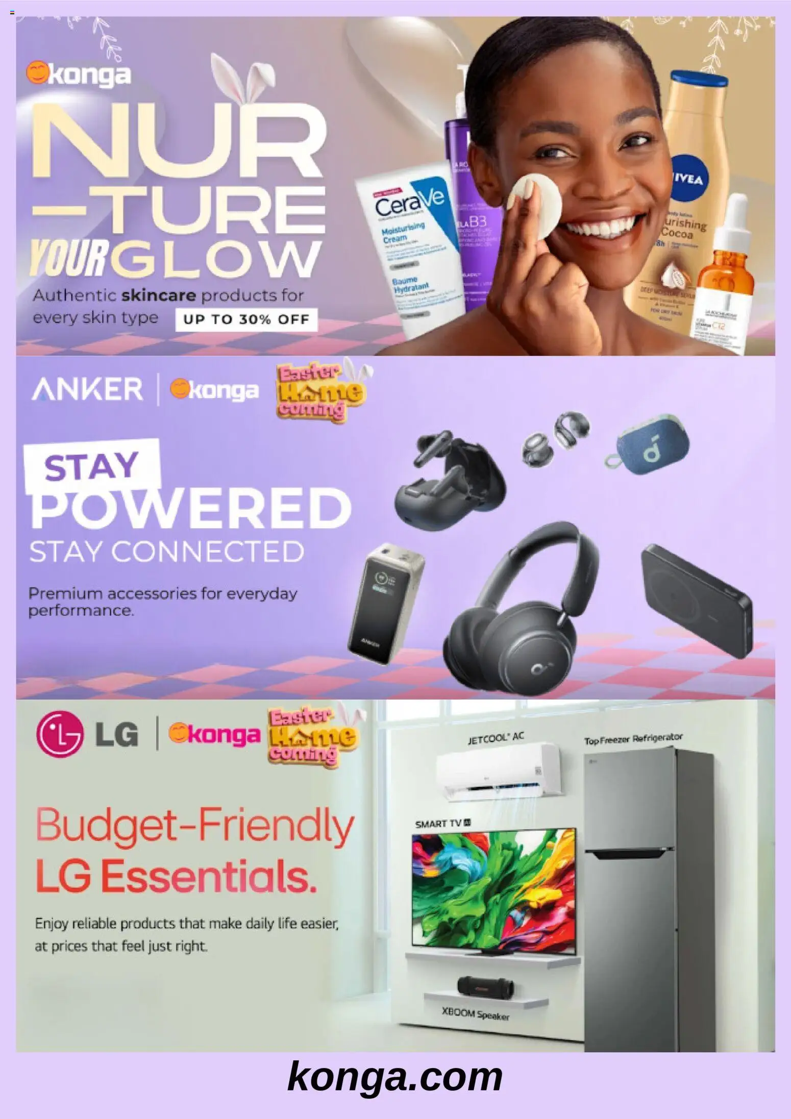 Konga Catalogue valid from 01.04.2026 | Page: 6 | Products: Speaker, Tv, Cream, Freezer